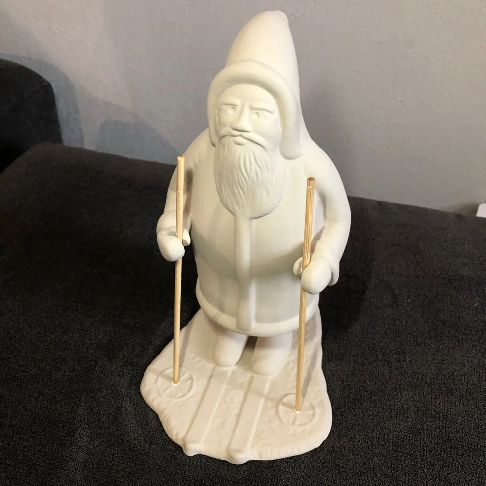 Pottery Barn Ceramic Santa